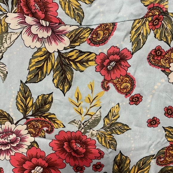 Floral Spaghetti Strap Mini Dress in Light Blue - Picture 4 of 5